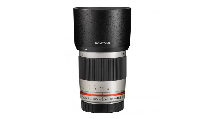 Samyang 300mm F6.3 Reflex Sony E silver