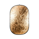 Quantuum reflector Collapsible 120x180cm, silver/golden (FT_000123)