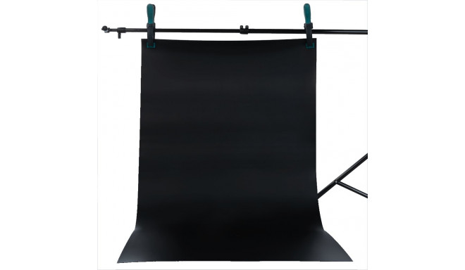 Genesis Gear PVC Photography Backdrop Black 200x120cm