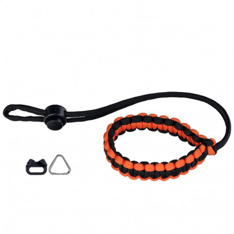 Genesis Gear Camera Wrist strap Orange/Black, Paracord
