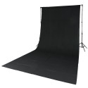 Genesis Gear Black Screen Chromakey Backdrop 300x300cm