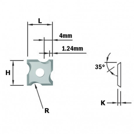 HW KNIFE R3 (4 CUTTING EDGES)