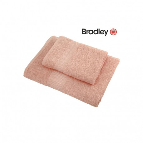 Bradley Полотенце фроте, 100 x 150 см пастельно-розовое, 3 шт