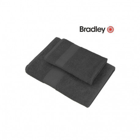 Bradley Полотенце фроте, 100 x 150 см, темно-серое, 3 шт
