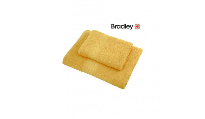 Bradley Frotē dvielis, 100 x 150 cm, dzeltens, 3 gab