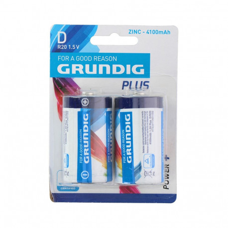 Grundig - Bateria cynkowa D / R20 1.5V 4100mah 2 szt.
