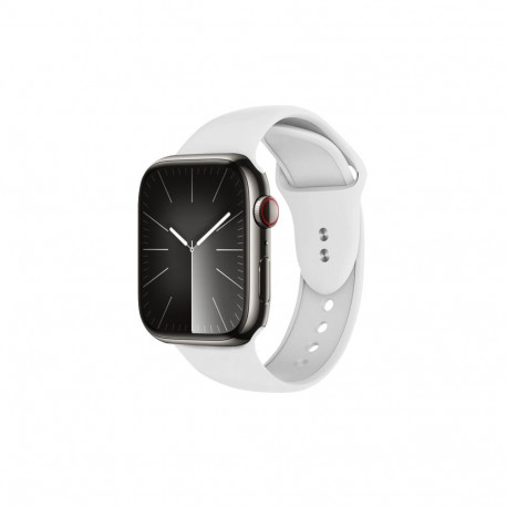 Crong Liquid - Pasek do Apple Watch 44/45/46/49 mm (biały)