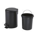 PEDAL BIN 5L POTTY BLACK