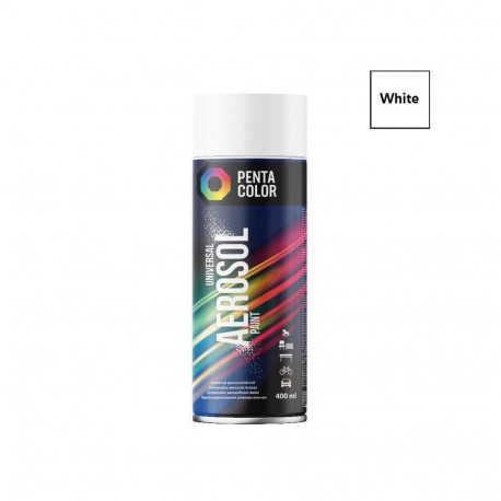 PAINT AER PENTA WHITE GLOSS 400ML R-9010