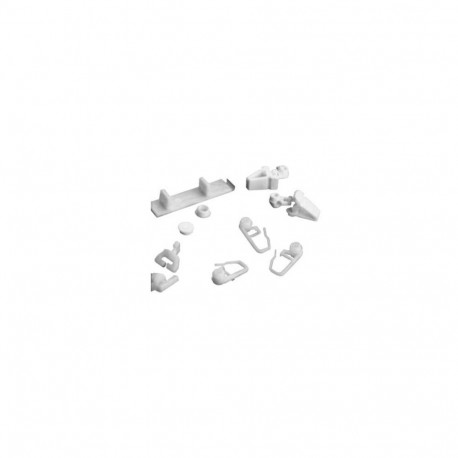 CEILING CURTAIN TRACK HOOKS SET 2/3 GROO