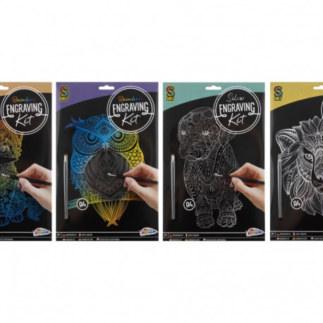 Grafix kraapimiskunst A4 valik