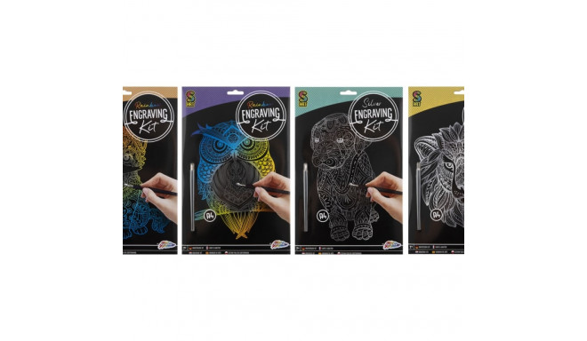 Grafix kraapimiskunst A4 valik