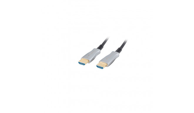 LANBERG HDMI kaabel M/M V2.0 10m optiline must CA-HDMI-20FB-0100-BK
