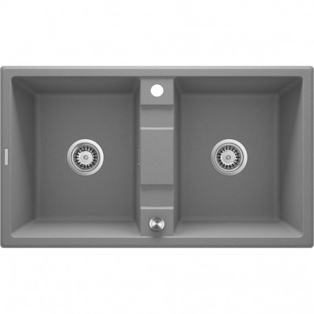 2-bowl granite sink