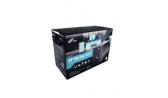 FSP FP 600 line-interactive katkematu toiteallikas (UPS) 0.6 kVA 360 W 2 AC väljundit