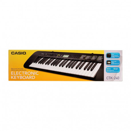 Casio CTK-240 MIDI keyboard 49 keys Black, White
