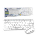 Esperanza wireless keyboard + mouse EK122W RF, white