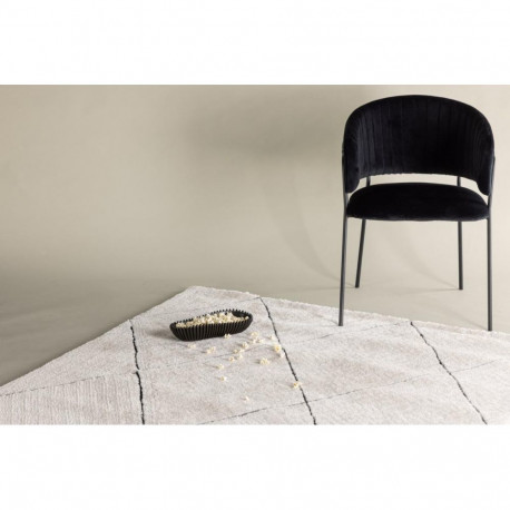 Vaip Patrik 290x200cm, valge/must