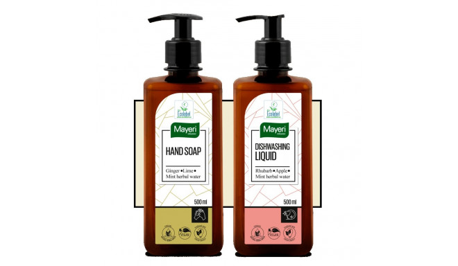 Nõudepesuvahend MAYERI Organic Rabarber & Õun 500ml