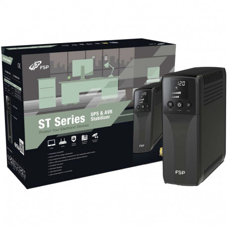 "FSP ST 850 Tower 850VA 510W RJ45 Ausgang 4 Schuko"