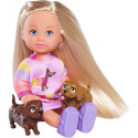 Doll Evi Love walk with dogs