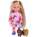 Doll Evi Love walk with dogs