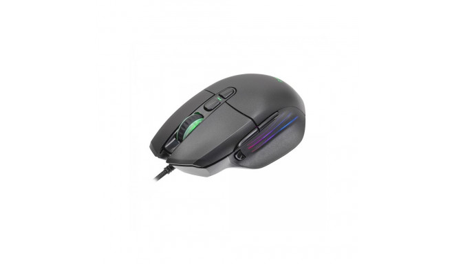 Wired gaming mouse Nemesis C500 8000 DPI RGB LED black
