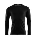 Wo Lightwool Undershirt LS must särk - L