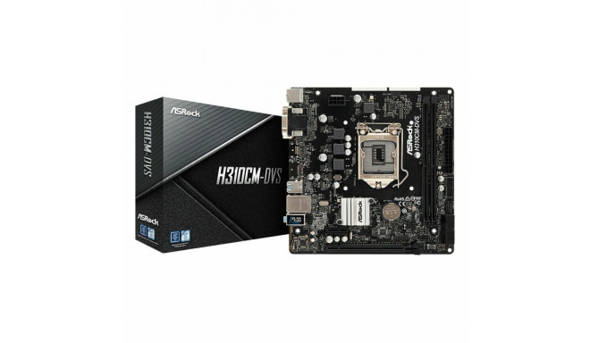 Материнская плата ASRock H310CM-DVS LGA 1151 Intel H310