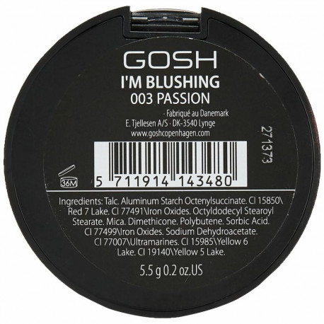 Blush Gosh Copenhagen 14348-3 Nº 003-Passion 5,5 g