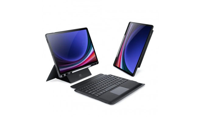 DUX DUCIS case DK foldable with Wireless Keyboard for SAMSUNG Tab S9 Plus black