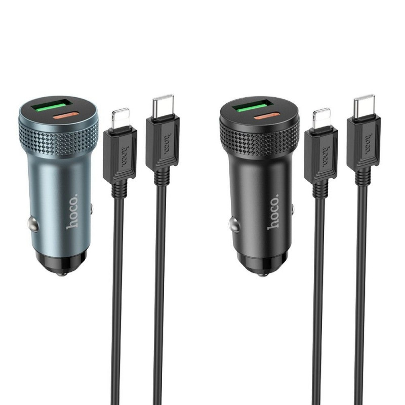 HOCO car charger USB QC 18W Type C 20W cable Type C to