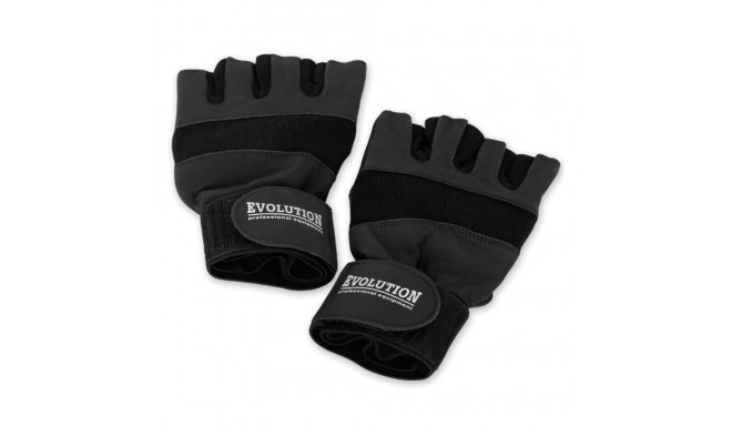 Rękawice fitness Evolution Standard czarne FR-11 S