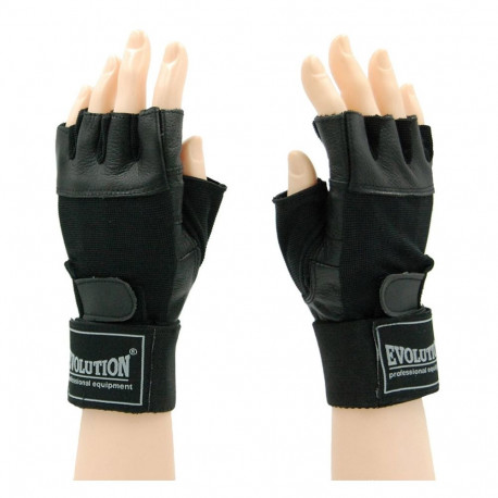 Rękawice fitness Evolution Standard czarne FR-11 S