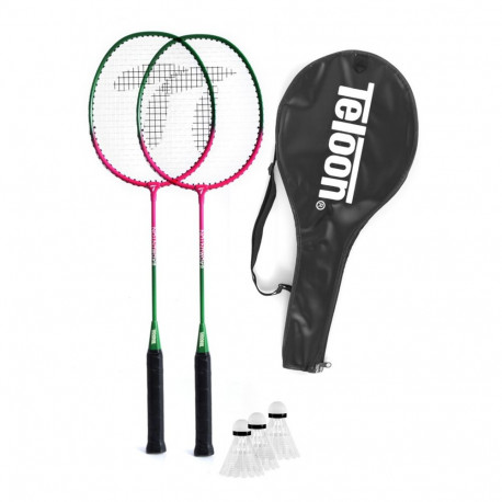SMJ badmintonikomplekt TL020 2 reketiga 3 sulgpalliga