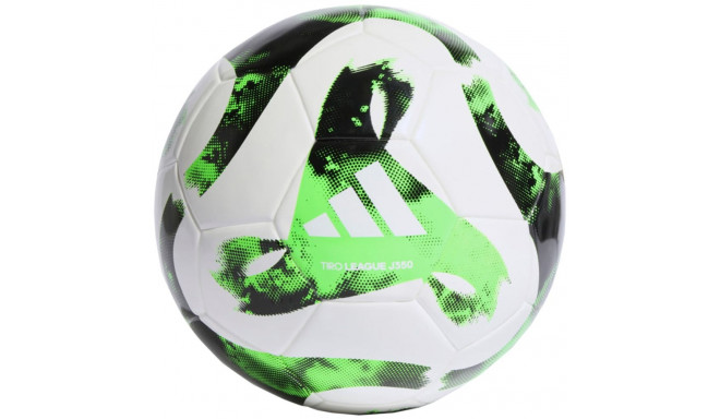 Piłka nożna adidas Tiro Junior 350 League biało-zielona HT2427 4