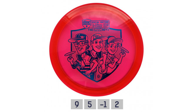 Discgolf DISCMANIA Distance Driver CD1 CRUSHBOYS Red 9/5/-1/2