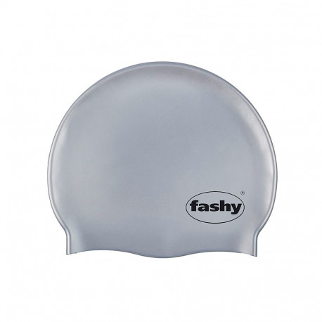 Silicone swimming cap FASHY 3040 12 silver, unisex