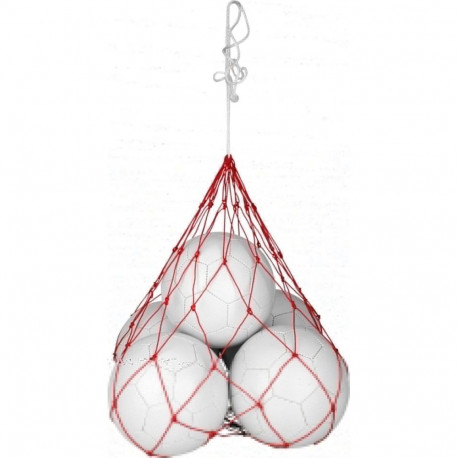 Ball carry net 5 ball AVENTO 75MB Red/White
