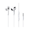 Earphones 3.5mm with Built-in Microphone & Controller, White