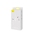 Earphones 3.5mm with Built-in Microphone & Controller, White
