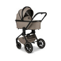 Moon stroller Resea+ 2/1 mud black matt