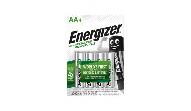 Energizer AA/HR6 aku 2000 mAh 4 tk/bl