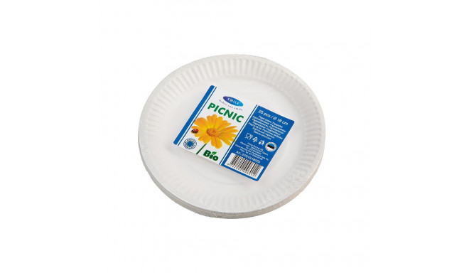 Smile papptaldrikud 18cm, 25tk