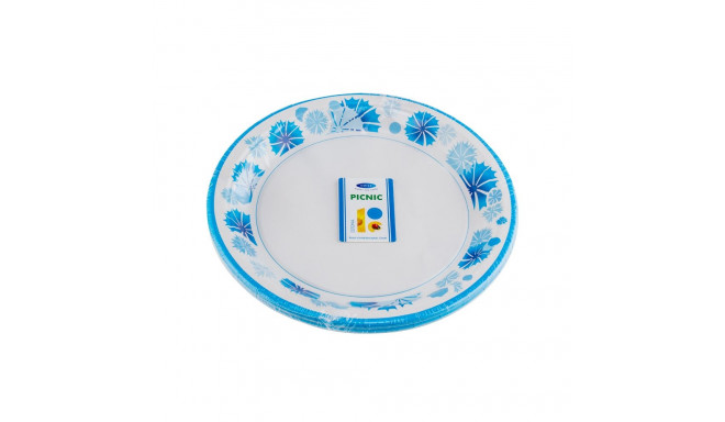 OUT Smile papptaldrikud 18cm, 12tk, Rukkilill