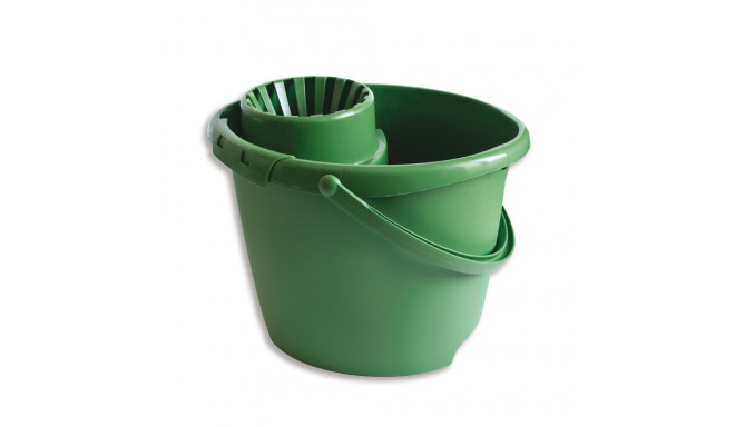 Tonkita ökoloogiline ümbert. plastist  ämber koos kuivatusrestiga nöörmopile 1tk, roheline