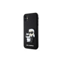 Karl Lagerfeld PU Saffiano Karl and Choupette NFT Case for iPhone 11 Black