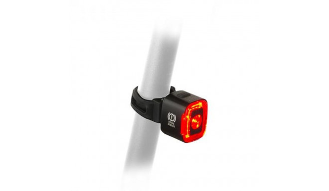 Author Rear Light Cubus/Brake USB CobLed 70 lm Alloy  (black/red-lens)