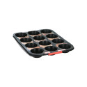 Alpina - Muffin / cupcake tin for 12 pieces non-stick (black)