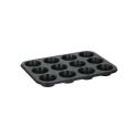 Alpina - Muffin / cupcake tin for 12 pieces non-stick (black)